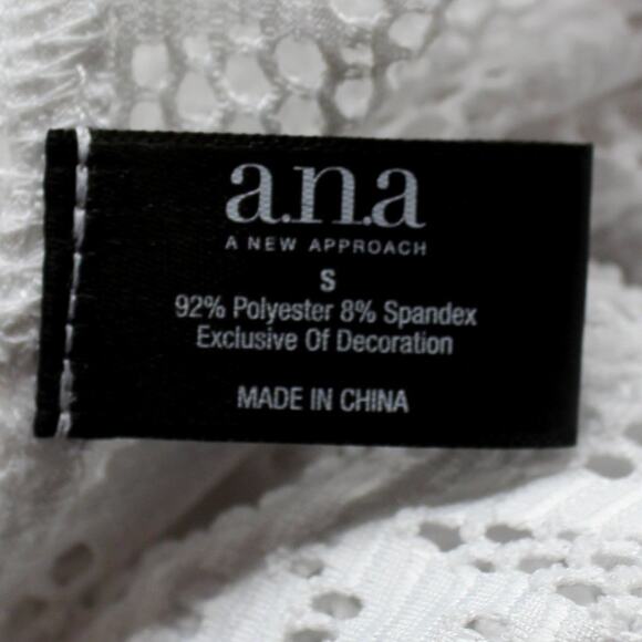 Ana White Hoodie Swimsuit Cover Up Full Zip Size S - Picture 9 of 11